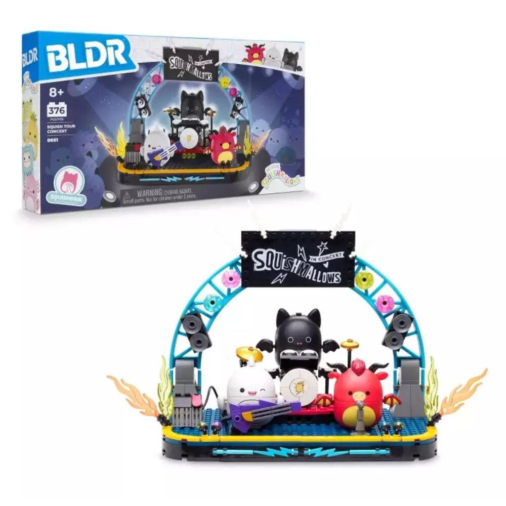 Squishbrik BLDR Squishmallows Squish Tour Concert 379 pc Building Set 0051 Jarik